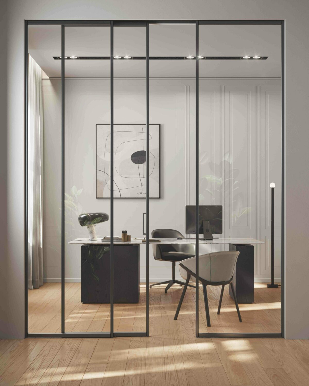 Garofoli GDesigner maniglione Design Parquet Rovere Cipria Canna di Fucile scaled e1653920148996